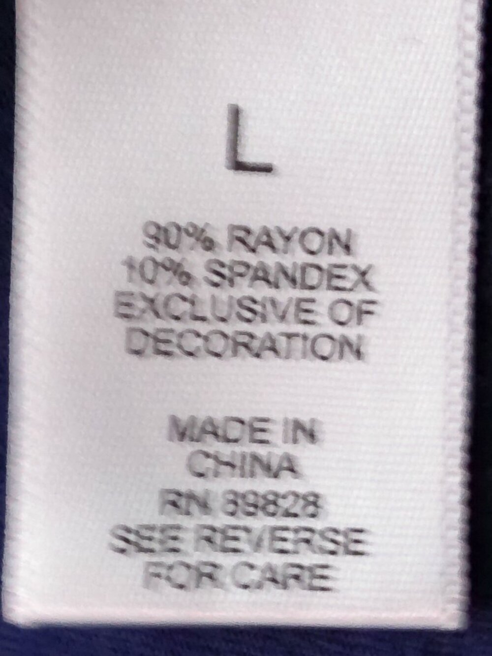 LOGO by Lori Goldstein Lg Slve V-Neck ButtonUp Navyish Purple Tunic w/Lace Hem L - Picture 6 of 10